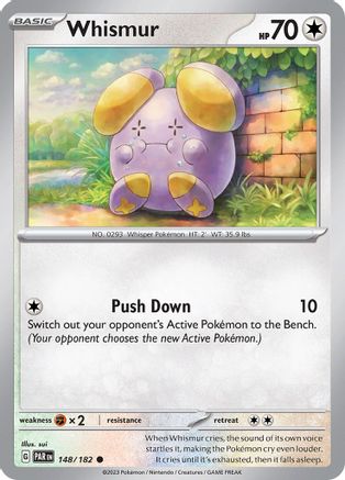 Whismur 148 - SV04 Paradox Rift Reverse Holofoil - Poke-Collect