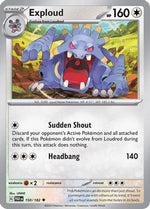 Exploud 150 - SV04 Paradox Rift Reverse Holofoil - Poke-Collect