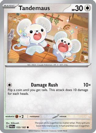 Tandemaus - 153/182 153 - SV04 Paradox Rift Reverse Holofoil - Poke-Collect