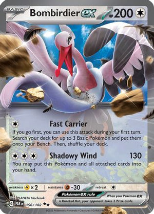 Bombirdier ex 156 - SV04 Paradox Rift Holofoil - Poke-Collect