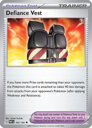 Defiance Vest 162 - SV04 Paradox Rift Reverse Holofoil - Poke-Collect
