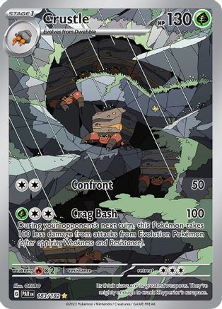 Crustle - 183/182 183 - SV04 Paradox Rift Holofoil - Poke-Collect