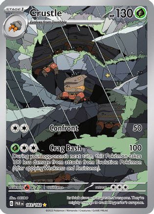 Crustle - 183/182 183 - SV04 Paradox Rift Holofoil - Poke-Collect