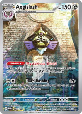 Aegislash - 210/182 210 - SV04 Paradox Rift Holofoil - Poke-Collect