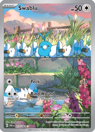 Swablu - 213/182 213 - SV04 Paradox Rift Holofoil - Poke-Collect