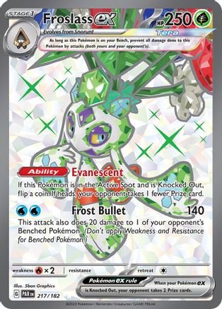 Froslass ex - 217/182 217 - SV04 Paradox Rift Holofoil - Poke-Collect