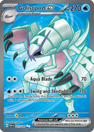 Golisopod ex - 221/182 221 - SV04 Paradox Rift Holofoil - Poke-Collect