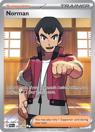 Norman - 237/182 237 - SV04 Paradox Rift Holofoil - Poke-Collect