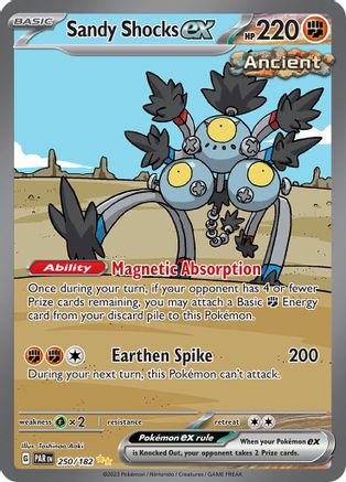 Sandy Shocks ex - 250/182 250 - SV04 Paradox Rift Holofoil - Poke-Collect