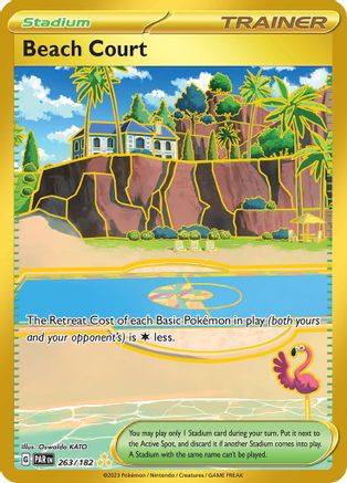 Beach Court - 263/182 263 - SV04 Paradox Rift Holofoil - Poke-Collect