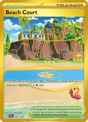 Beach Court - 263/182 263 - SV04 Paradox Rift Holofoil - Poke-Collect