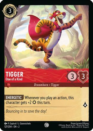 Tigger - One of a Kind (127/204) - Rise of the Floodborn Cold Foil