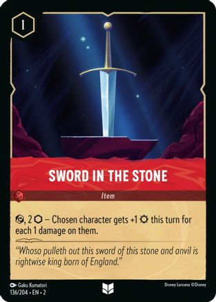 Sword in the Stone (136/204) - Rise of the Floodborn Cold Foil