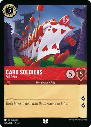 Card Soldiers - Full Deck (105/204) - Rise of the Floodborn