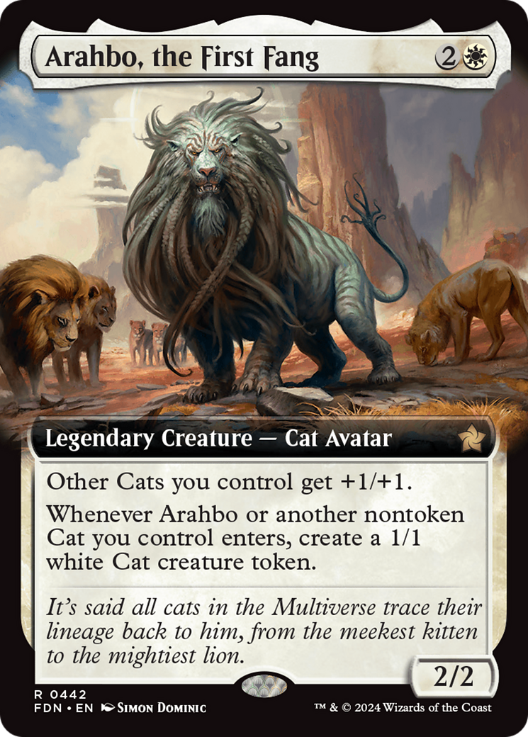 Arahbo, the First Fang (FDN-442) - Foundations: (Extended Art) - Poke-Collect