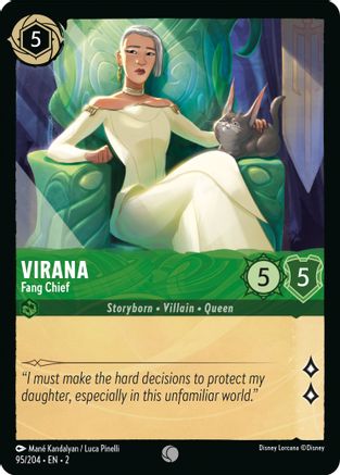 Virana - Fang Chief (95/204) - Rise of the Floodborn Cold Foil