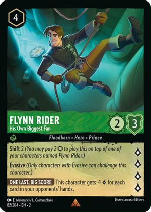 Flynn Rider - His Own Biggest Fan (82/204) - Rise of the Floodborn Cold Foil