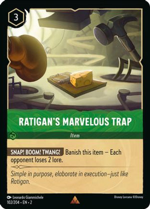 Ratigan's Marvelous Trap (102/204) - Rise of the Floodborn Cold Foil