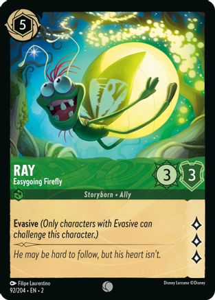 Ray - Easygoing Firefly (92/204) - Rise of the Floodborn Cold Foil