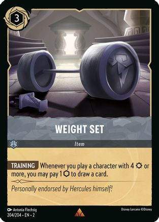 Weight Set (204/204) - Rise of the Floodborn Cold Foil