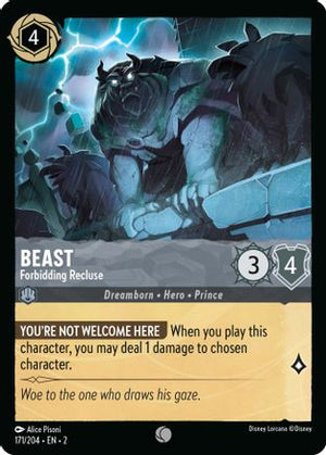 Beast - Forbidding Recluse (171/204) - Rise of the Floodborn Cold Foil