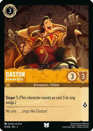 Gaston - Baritone Bully (8/204) - Rise of the Floodborn