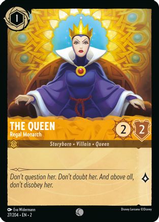 The Queen - Regal Monarch (27/204) - Rise of the Floodborn - Poke-Collect