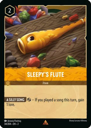 Sleepy's Flute (34/204) - Rise of the Floodborn Cold Foil