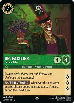 Dr. Facilier - Fortune Teller (79/204) - Rise of the Floodborn