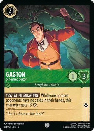 Gaston - Scheming Suitor (83/204) - Rise of the Floodborn Cold Foil