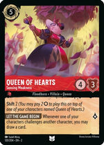 Queen of Hearts - Sensing Weakness (120/204) - Rise of the Floodborn Cold Foil - Poke-Collect