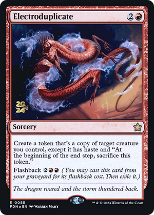 Electroduplicate (PRE-085) - Foundations Promos Foil - Poke-Collect