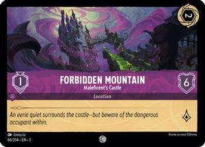 Forbidden Mountain - Maleficent's Castle (66/204) - Into the Inklands Cold Foil