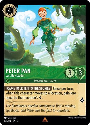 Peter Pan - Lost Boy Leader (82/204) - Into the Inklands Cold Foil - Poke-Collect
