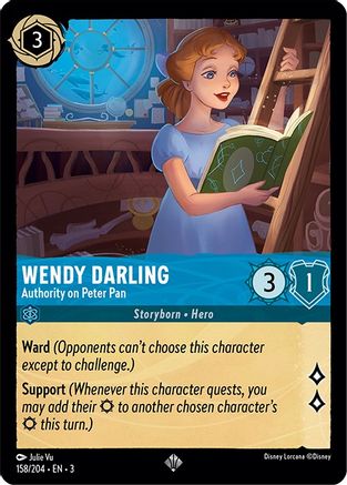 Wendy Darling - Authority on Peter Pan (158/204) - Into the Inklands Cold Foil