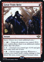 Great Train Heist (PRE-125) - Outlaws of Thunder Junction Promos Foil - Poke-Collect