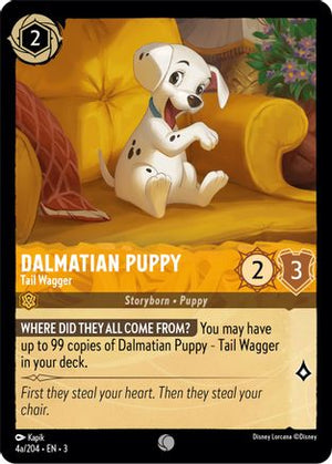 Dalmatian Puppy - Tail Wagger (4a/204) (4a/204) - Into the Inklands Cold Foil