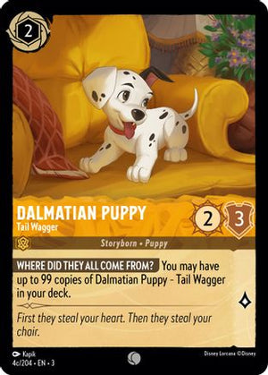 Dalmatian Puppy - Tail Wagger (4c/204) (4c/204) - Into the Inklands Cold Foil