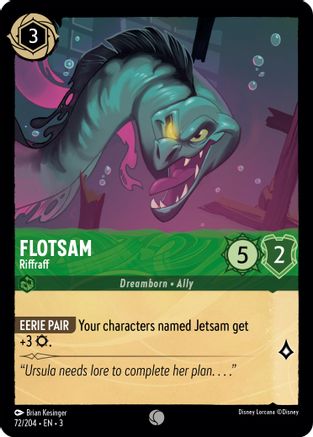 Flotsam - Riffraff (72/204) - Into the Inklands Cold Foil