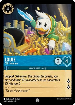 Louie - Chill Nephew (149/204) - Into the Inklands Cold Foil