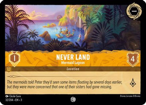 Never Land - Mermaid Lagoon (32/204) - Into the Inklands Cold Foil