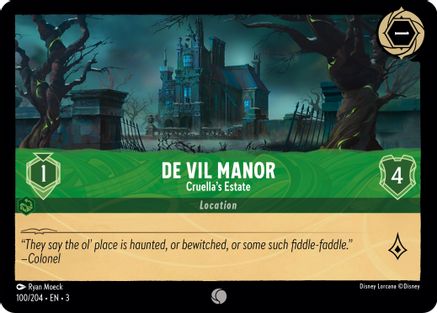 De Vil Manor - Cruella's Estate (100/204) - Into the Inklands