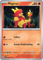 Magmar 9 - SV Paldean Fates Reverse Holofoil - Poke-Collect