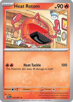 Heat Rotom 13 - SV Paldean Fates Reverse Holofoil - Poke-Collect