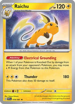Raichu - 019/091 19 - SV Paldean Fates Holofoil - Poke-Collect