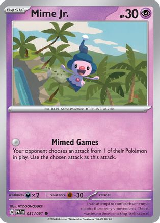 Mime Jr. - 031/091 31 - SV Paldean Fates - Poke-Collect