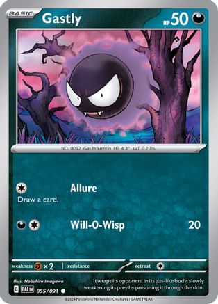 Gastly 55 - SV Paldean Fates - Poke-Collect
