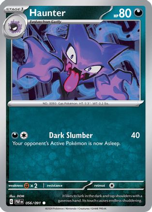 Haunter 56 - SV Paldean Fates Reverse Holofoil - Poke-Collect