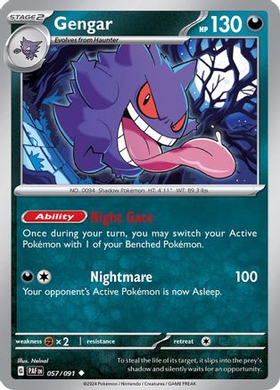 Gengar 57 - SV Paldean Fates - Poke-Collect