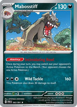 Mabosstiff - 063/091 63 - SV Paldean Fates Reverse Holofoil - Poke-Collect